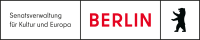 Logo Senatsverwaltung für Kultur und Europa Logo Senatsverwaltung für Kultur und Europa