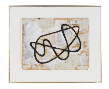 1957, Glöckner, Überlagerungen zweier Kurven, VG Bild-Kunst Bonn, 2025